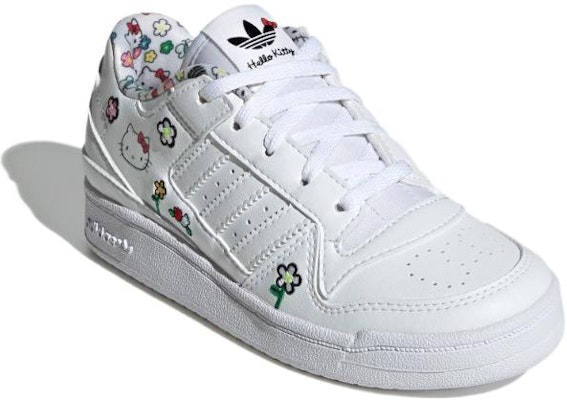 (Preschool) Hello Kitty x adidas Forum Low C 'Floral' IG0303 Lookbook (Preschool) Hello Kitty x adidas Forum Low C 'Floral' IG0303