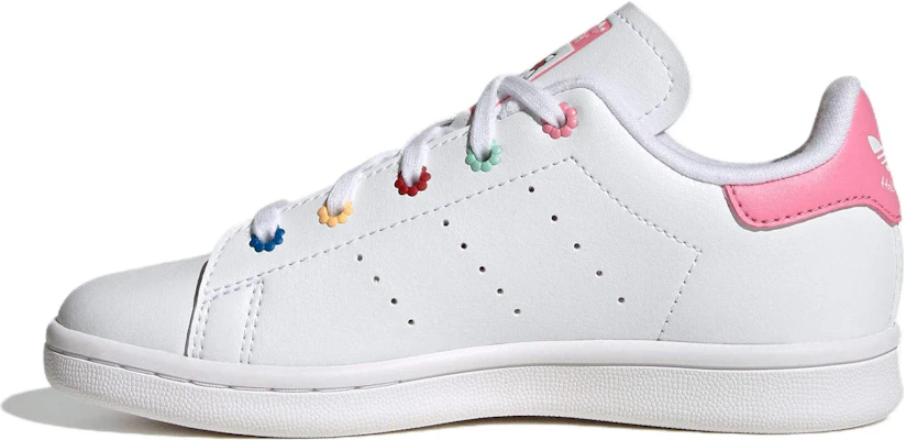 中童 Hello Kitty/凱蒂貓 x adidas originals SMITH 舒適百搭 防滑減震 低筒 兒童板鞋 白色 Buy 中童 Hello Kitty/凱蒂貓 x adidas originals SMITH 舒適百搭 防滑減震 低筒 兒童板鞋 白色