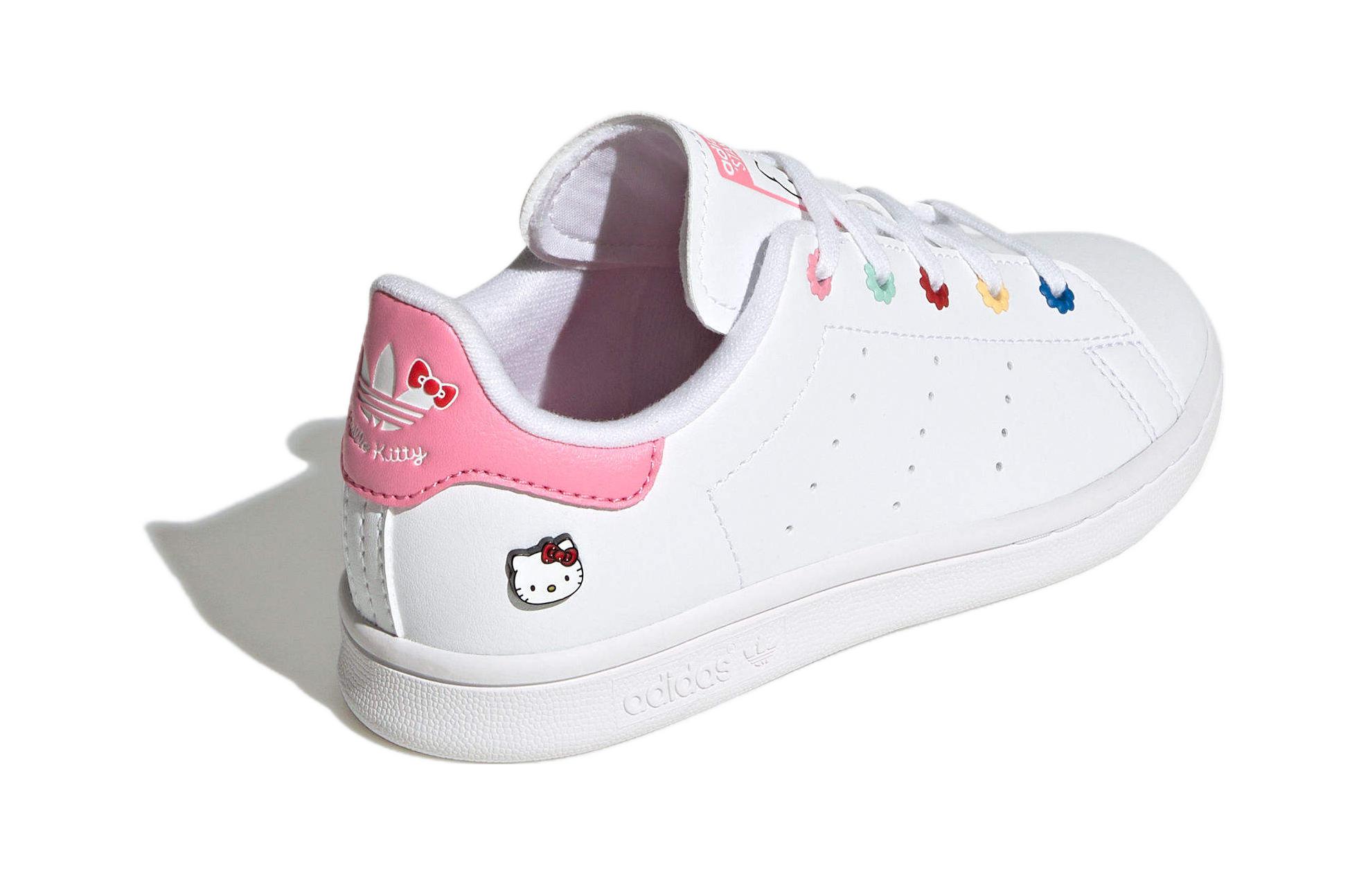 Purchase 中童 Hello Kitty/凱蒂貓 x adidas originals SMITH 舒適百搭 防滑減震 低筒 兒童板鞋 白色
