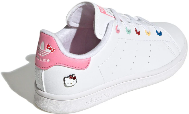 中童 Hello Kitty/凱蒂貓 x adidas originals SMITH 舒適百搭 防滑減震 低筒 兒童板鞋 白色 Purchase 中童 Hello Kitty/凱蒂貓 x adidas originals SMITH 舒適百搭 防滑減震 低筒 兒童板鞋 白色