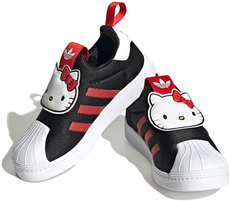 (PS) Hello Kitty x adidas Superstar 360 'Negro Rojo Intenso' HQ4093 Lookbook (PS) Hello Kitty x adidas Superstar 360 'Negro Rojo Intenso' HQ4093
