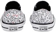 Shop (TD) Converse Keith Haring x Chuck Taylor All-Star Kanvas Hitam 'Putih' 771862C