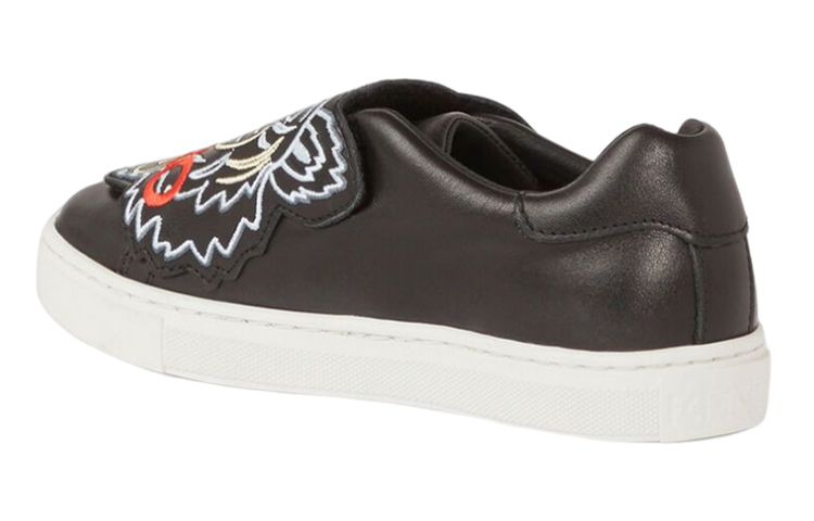 (PS) Kenzo Tiger Leather Low 'Black' 圖 3