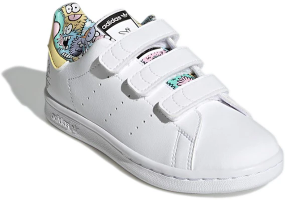 (PS) (유아용) Kevin Lyons x 아디다스 스탠 스미스 CF J '유쾌한 아트워크' H05271 H05271 Lookbook (PS) (유아용) Kevin Lyons x 아디다스 스탠 스미스 CF J '유쾌한 아트워크' H05271 H05271