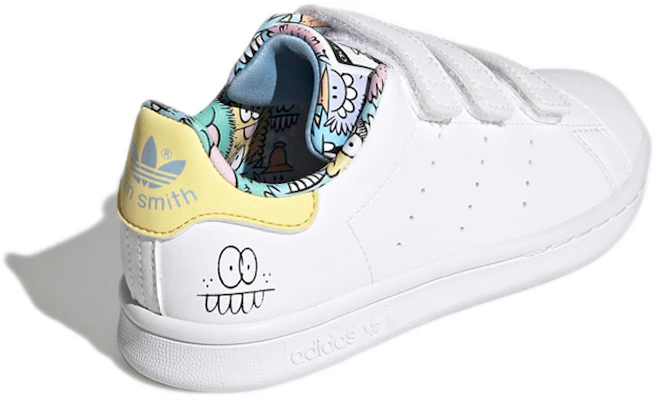 (PS) (유아용) Kevin Lyons x 아디다스 스탠 스미스 CF J '유쾌한 아트워크' H05271 H05271 Shop (PS) (유아용) Kevin Lyons x 아디다스 스탠 스미스 CF J '유쾌한 아트워크' H05271 H05271