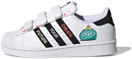(PS) Kevin Lyons x adidas Superstar J 'Crea Tu Futuro' H05268 Buy (PS) Kevin Lyons x adidas Superstar J 'Crea Tu Futuro' H05268