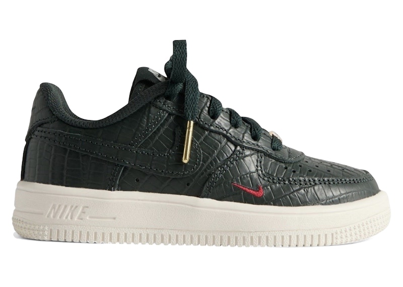 Buy (JR) Kith x Nike Air Force 1 Low ''Black Spruce'' Lelaki Kasut Sneakers IM6036-300