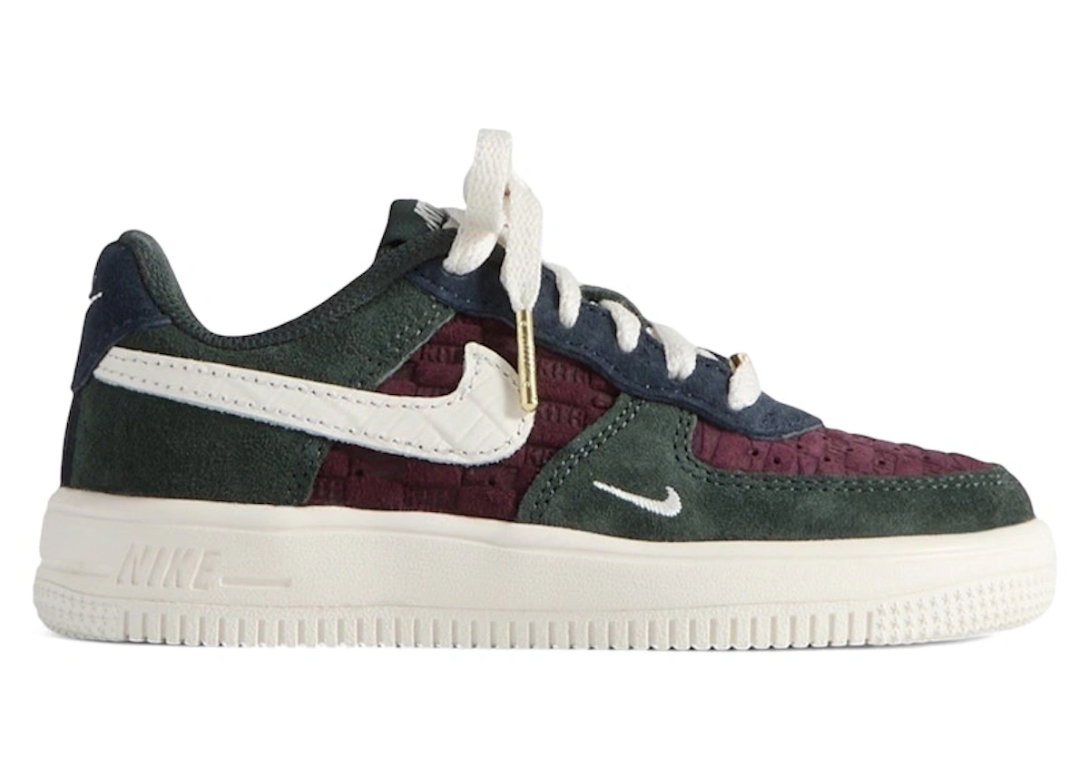 (Youth) Kith x Nike Air Force 1 Low 'Night Maroon'