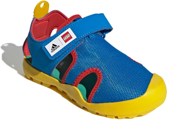 (Preschool) adidas Lego x Captain Toey Sandals K Sandals Blue H67468 Lookbook (Preschool) adidas Lego x Captain Toey Sandals K Sandals Blue H67468