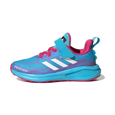 (PS) LEGO adidas FortaRun X Elastic Lace J 'Bright Cyan Bricks'