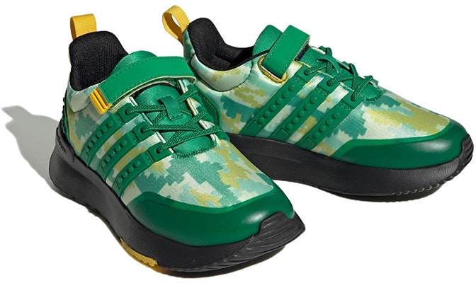 (Preschool) LEGO x adidas Racer TR21 EL 'Digi Camo - Green' HQ1325 Lookbook (Preschool) LEGO x adidas Racer TR21 EL 'Digi Camo - Green' HQ1325