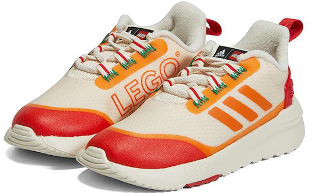 (PS) LEGO x adidas Racer TR 'Ecru Tint Bahia Orange' dalam warna jingga & beige. GW4003 Lookbook (PS) LEGO x adidas Racer TR 'Ecru Tint Bahia Orange' dalam warna jingga & beige. GW4003