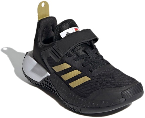 (Preschool) LEGO x adidas Sport Little Kid 'Black Gold Metallic' FY8443 Lookbook (Preschool) LEGO x adidas Sport Little Kid 'Black Gold Metallic' FY8443