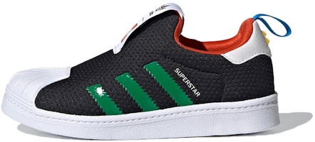 (Preschool) LEGO x adidas Superstar 360 J 'Black Green' FX4922 (Preschool) LEGO x adidas Superstar 360 J 'Black Green' FX4922