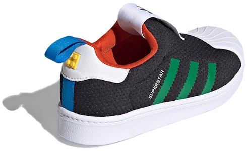 (PS) 乐高 x 阿迪达斯 Superstar 360 J '黑绿' FX4922 Shop (PS) 乐高 x 阿迪达斯 Superstar 360 J '黑绿' FX4922