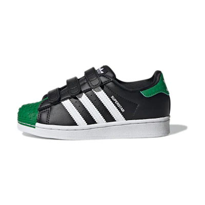 (PS) LEGO adidas Superstar 'Core Black Green'