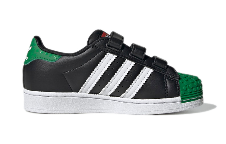 Order (PS) LEGO x 阿迪达斯Superstar '核心黑绿' GY3325