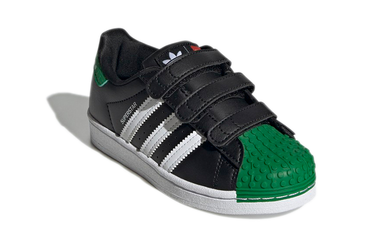 Lookbook (PS) LEGO x 阿迪达斯Superstar '核心黑绿' GY3325
