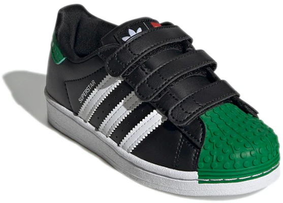 (PS) LEGO x 阿迪达斯Superstar '核心黑绿' GY3325 Lookbook (PS) LEGO x 阿迪达斯Superstar '核心黑绿' GY3325