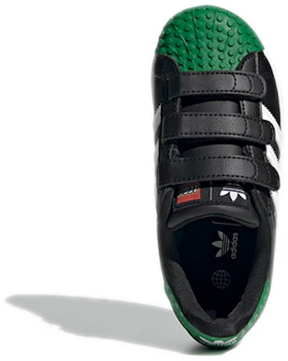 (PS) LEGO x 阿迪达斯Superstar '核心黑绿' GY3325 Details for (PS) LEGO x 阿迪达斯Superstar '核心黑绿' GY3325