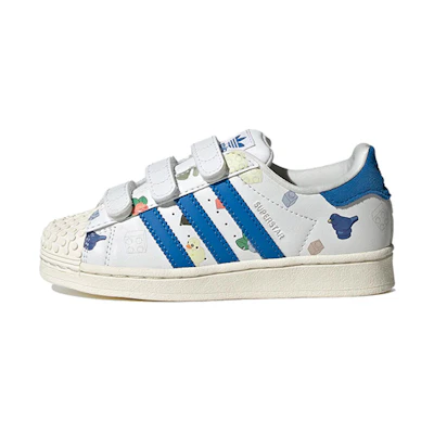 (PS) LEGO adidas Superstar CF J 'Bricks And Figurine - White Royal Blue'