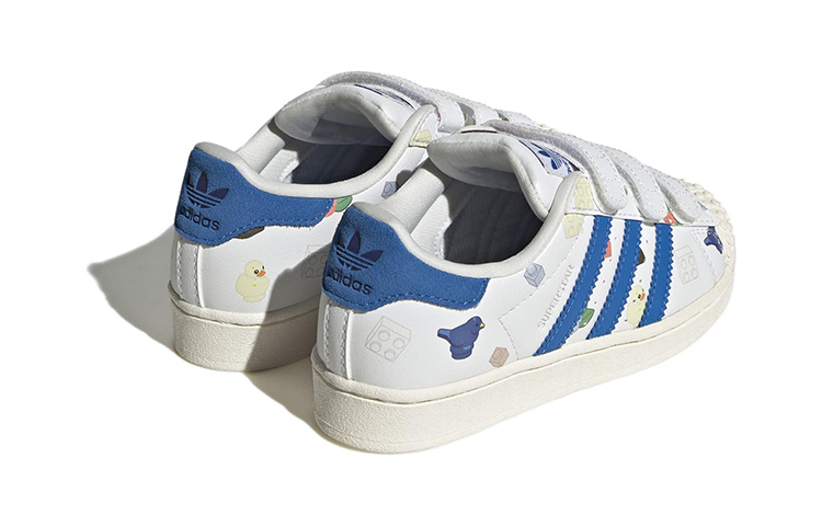 Shop (PS) 乐高 x 阿迪达斯 Superstar CF J '白蓝砖块和人偶' IF2201