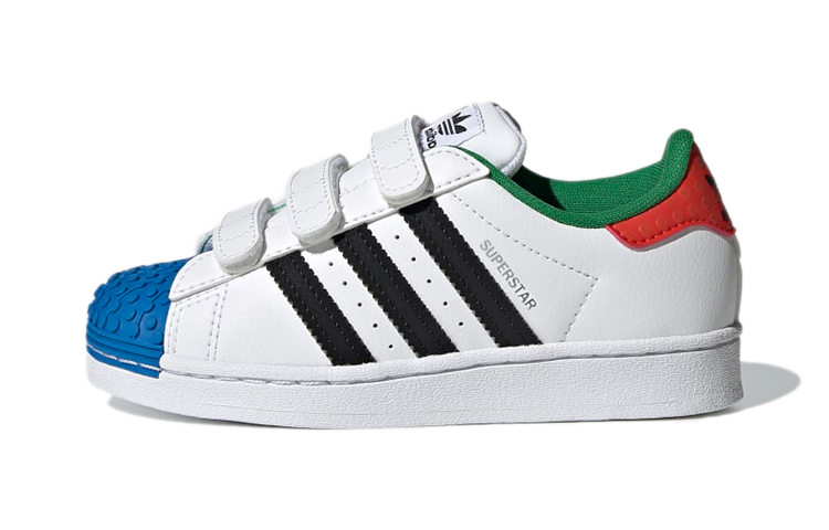 (Preschool) LEGO x adidas Superstar CF J 'White Red Blue' H03963