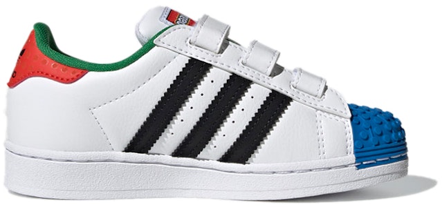 (Preschool) LEGO x adidas Superstar CF J 'White Red Blue' H03963 Order (Preschool) LEGO x adidas Superstar CF J 'White Red Blue' H03963