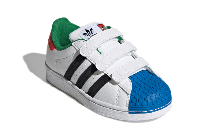 Lookbook (PS) LEGO x adidas Superstar CF J 'Putih Merah Biru' H03963