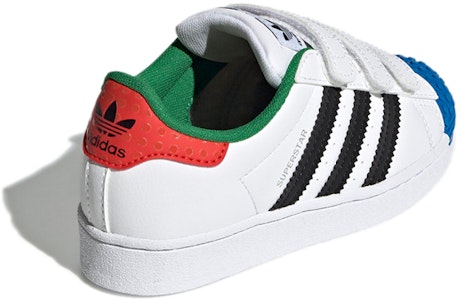 (Preschool) LEGO x adidas Superstar CF J 'White Red Blue' H03963 Shop (Preschool) LEGO x adidas Superstar CF J 'White Red Blue' H03963