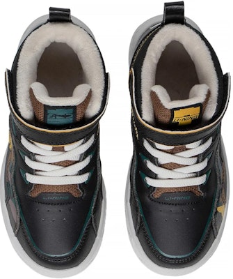 (Preschool) Li-Ning 937 Mid 'Black Fleece' YKNS102-23 Shop (Preschool) Li-Ning 937 Mid 'Black Fleece' YKNS102-23