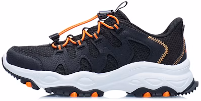 (Preschool) Li-Ning 'Black Shock-Absorbing Slip-Resistant Low-Top Casual Running Shoes' YKCR154-11 (Preschool) Li-Ning 'Black Shock-Absorbing Slip-Resistant Low-Top Casual Running Shoes' YKCR154-11