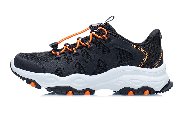 (Preschool) Li-Ning 'Black Shock-Absorbing Slip-Resistant Low-Top Casual Running Shoes' YKCR154-11