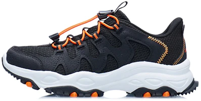 (Preschool) Li-Ning 'Black Shock-Absorbing Slip-Resistant Low-Top Casual Running Shoes' YKCR154-11 (Preschool) Li-Ning 'Black Shock-Absorbing Slip-Resistant Low-Top Casual Running Shoes' YKCR154-11