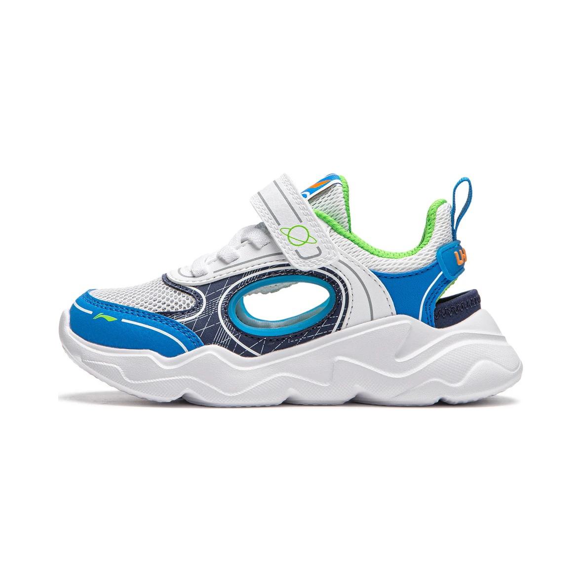 (Preschool) Li-Ning 'Comfortable Minimalist White & Blue' YKNU046-3