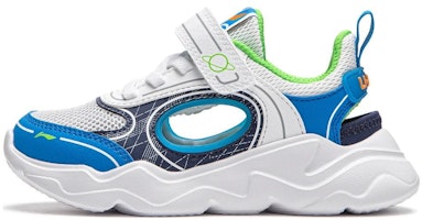 (Preschool) Li-Ning 'Comfortable Minimalist White & Blue' YKNU046-3 (Preschool) Li-Ning 'Comfortable Minimalist White & Blue' YKNU046-3