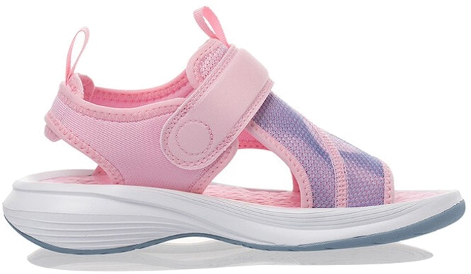 (Preschool) Li-Ning 'Light Comfort Pink and Blue Sandals' YKUR008-6 Order (Preschool) Li-Ning 'Light Comfort Pink and Blue Sandals' YKUR008-6