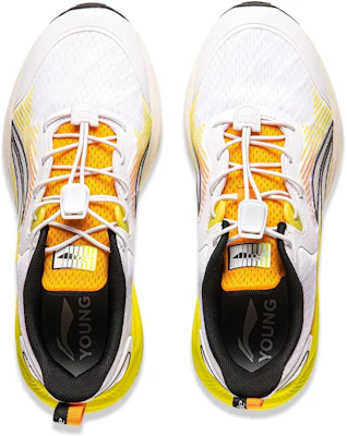 (Preschool) Li-Ning 'Light Foam White Yellow Black' YKFT062-13 Shop (Preschool) Li-Ning 'Light Foam White Yellow Black' YKFT062-13