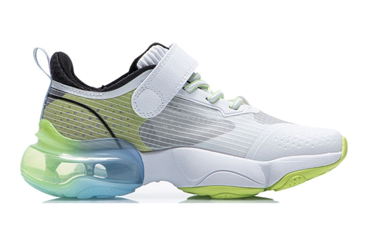 Order (PS) Li-Ning ''Bianco Grigio Mezza Suola Aria Cuscino Traspirante Running'' YKCR076-3