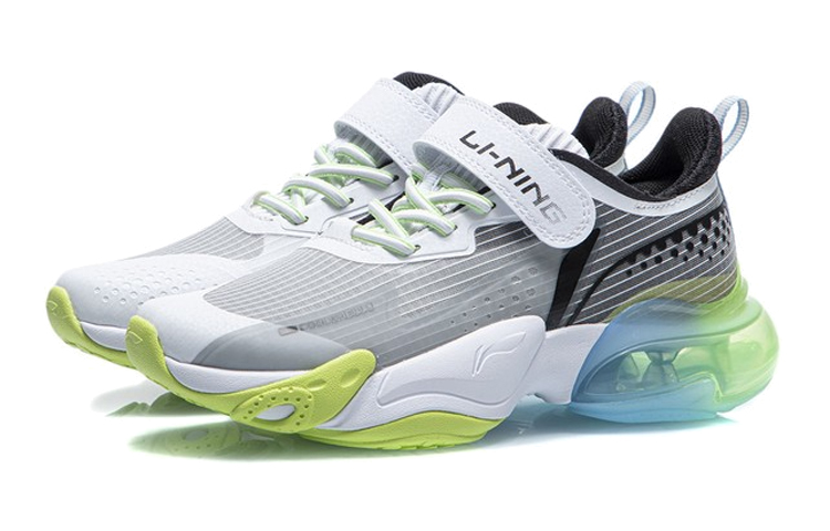 Lookbook (PS) Li-Ning ''Bianco Grigio Mezza Suola Aria Cuscino Traspirante Running'' YKCR076-3