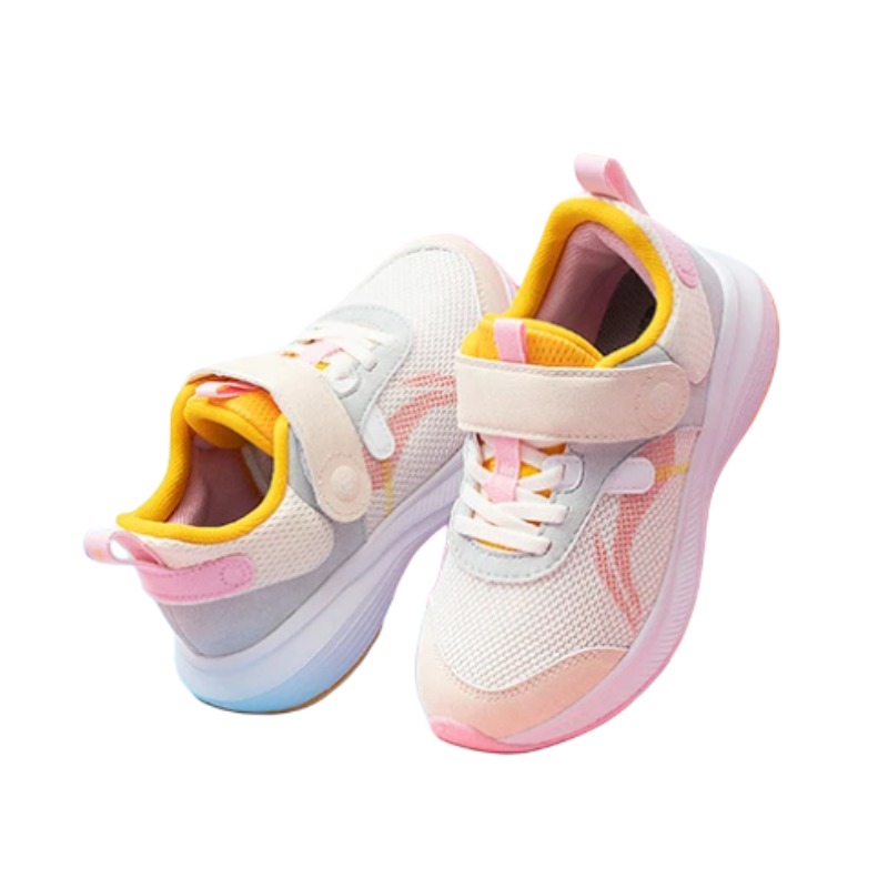 Shop (Preschool) Li-Ning 'Zhi Rou 2.0 Eggshell Grey' YKNR092-2