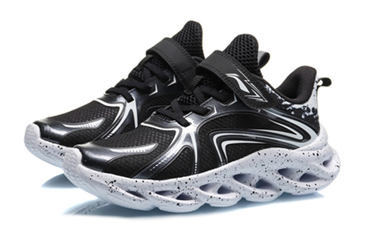 Lookbook (Preschool) Li-Ning Arc Running Shoes Low 'Black White' YKFQ026-1