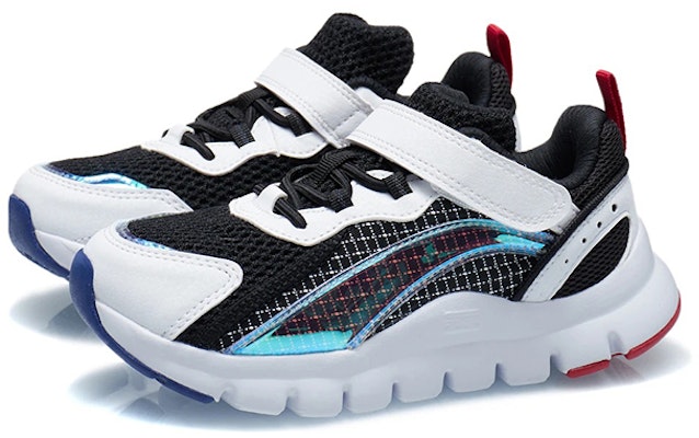 (Preschool) Li-Ning Aurora V2 'Black White Velcro' YKNR096-1 Lookbook (Preschool) Li-Ning Aurora V2 'Black White Velcro' YKNR096-1
