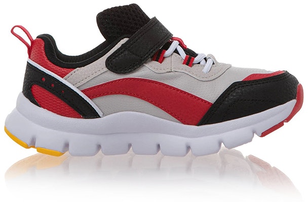 (Preschool) Li-Ning Aurora V2 'Grey Red Velcro' YKNR096-15 Order (Preschool) Li-Ning Aurora V2 'Grey Red Velcro' YKNR096-15