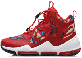 (Preschool) Li-Ning Basketball High 'Red Black Mandarin Duck' YKBR016-9 (Preschool) Li-Ning Basketball High 'Red Black Mandarin Duck' YKBR016-9