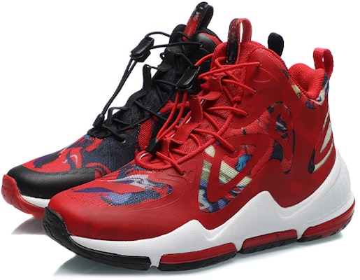 (Preschool) Li-Ning Basketball High 'Red Black Mandarin Duck' YKBR016-9 Lookbook (Preschool) Li-Ning Basketball High 'Red Black Mandarin Duck' YKBR016-9