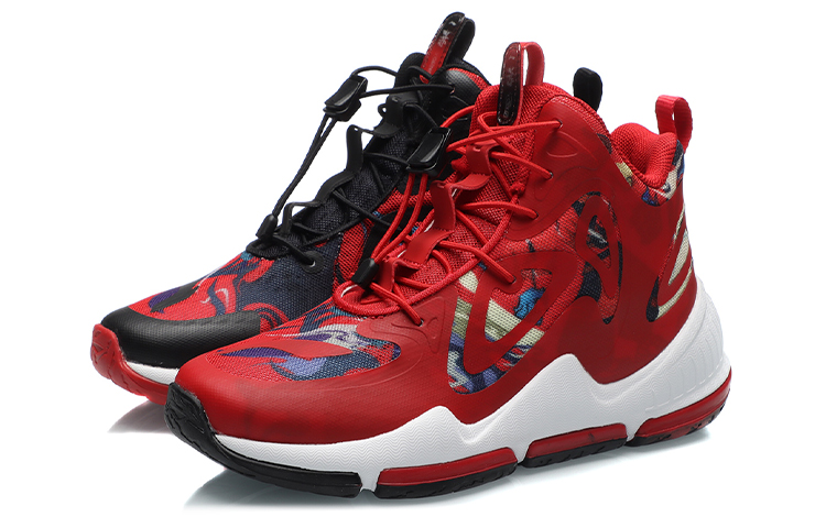 Lookbook (Preschool) Li-Ning Basketball High 'Red Black Mandarin Duck' YKBR016-9