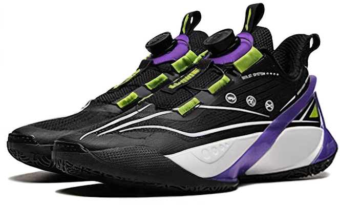 (Preschool) Li-Ning Basketball Low 'Black Green' YKBU052-5 Lookbook (Preschool) Li-Ning Basketball Low 'Black Green' YKBU052-5