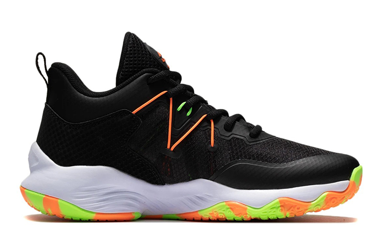 Order (PS) Li-Ning Baloncesto Bajo 'Negro Naranja' YKBS034-3