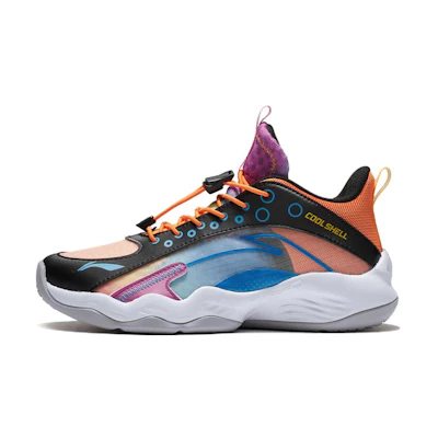 (PS) Li-Ning Basketball Low 'Black Sunshine Orange Horizon Blue'